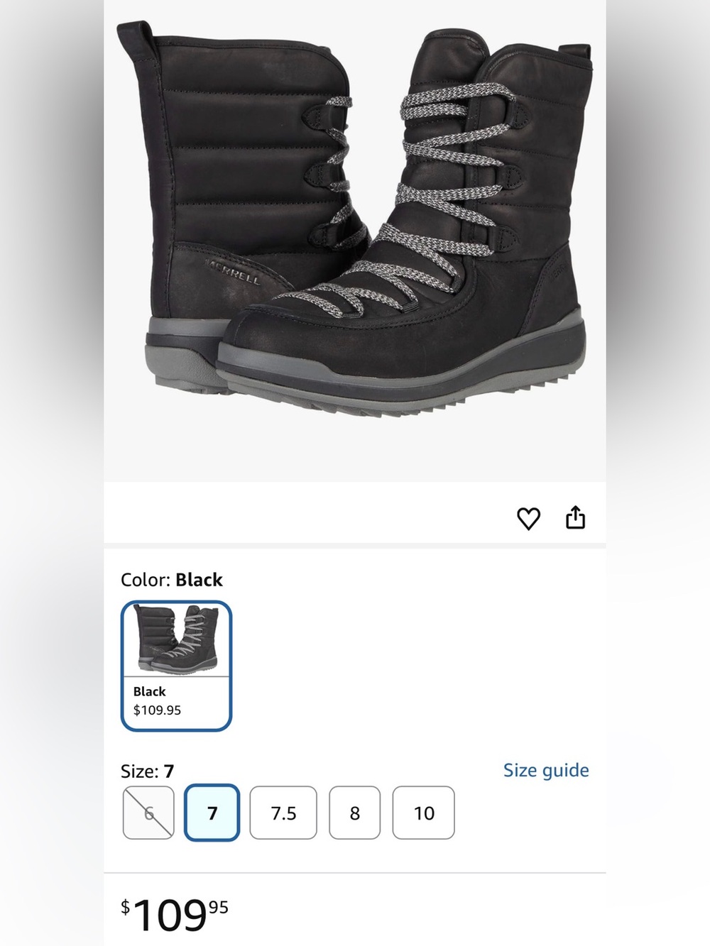 Merrell Snowcreek Cozy Polar Waterproof boots - Picture 12 of 12